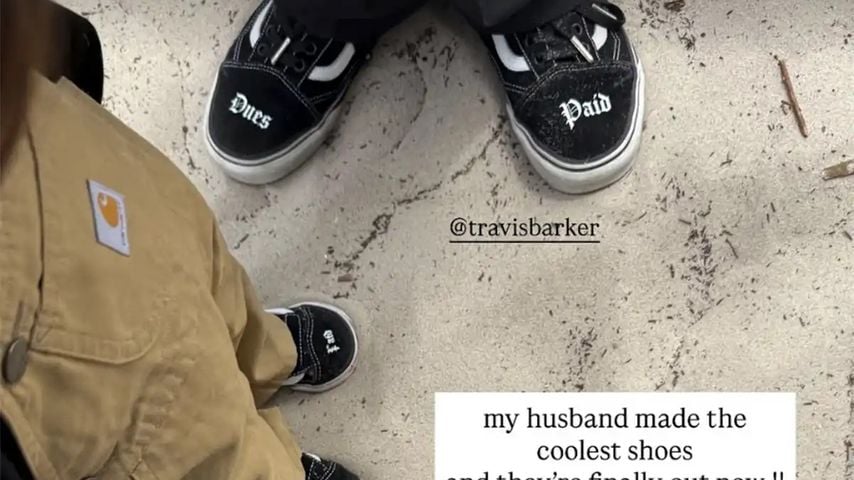 Kourtney Kardashian und Travis Barker mit Sohn Rocky
