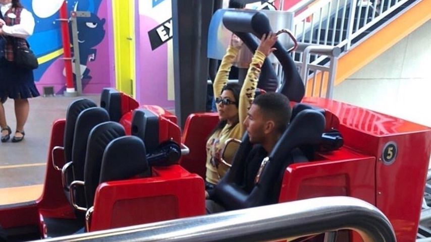 Kourtney Kardashian und Ex Younes im Disneyland erwischt!