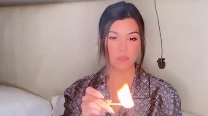 Baby in Gefahr? Kourtney Kardashian zündet Kerze im Bett an!