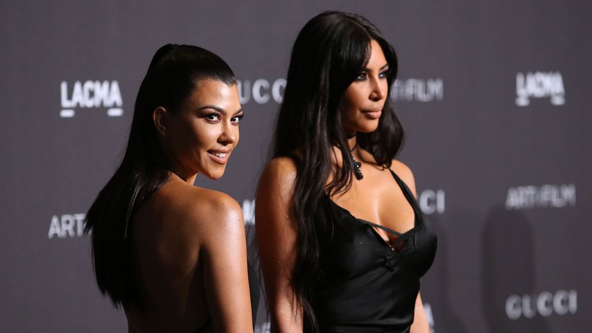 Kourtney und Kim Kardashian auf der Lacma Art + Film Gala 2018