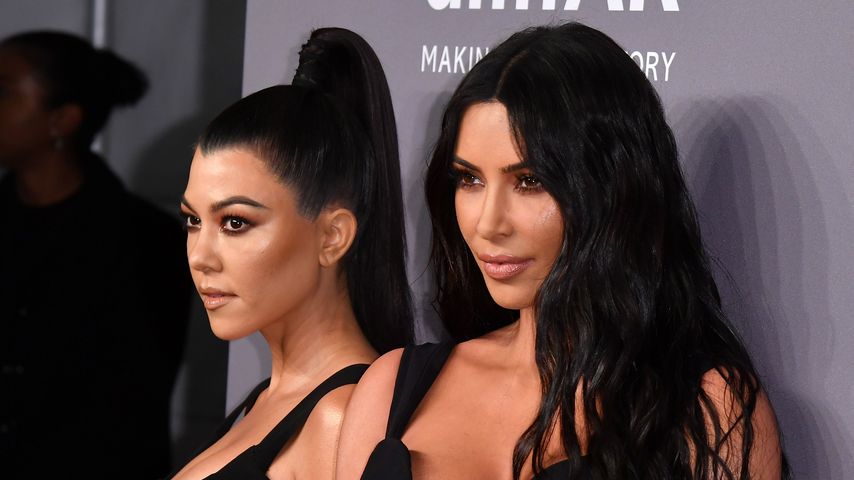 Kourtney und Kim Kardashian im Februar 2019