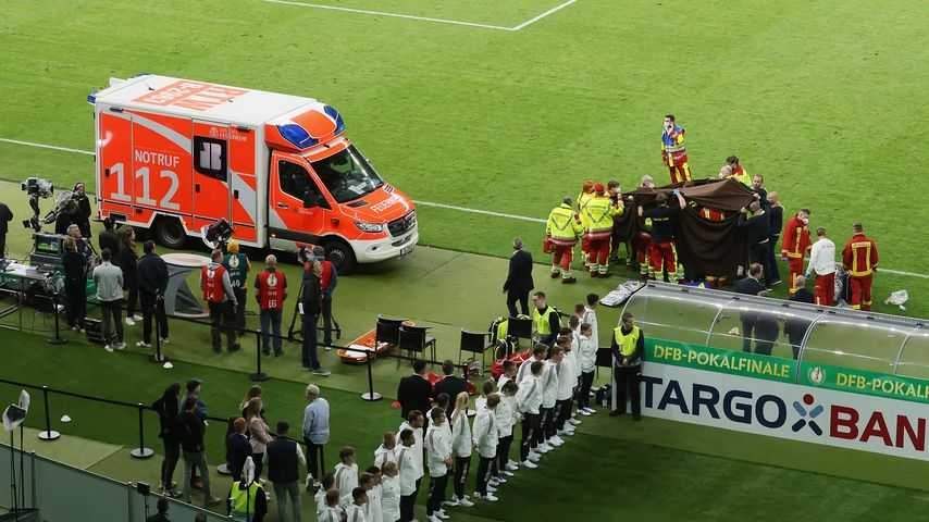 Ein Notarzt-Einsatz beim DFB-Pokalfinale 2022
