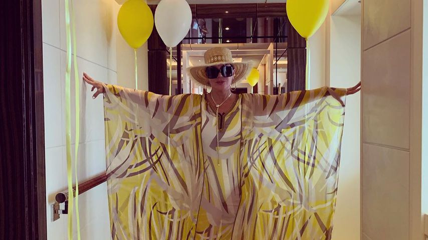 Kris Jenner auf Kylies Jacht