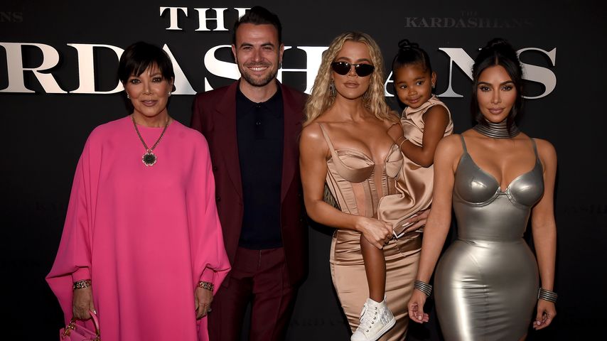 Kris Jenner, Ben Winston, Khloé Kardashian, True Thompson und Kim Kardashian