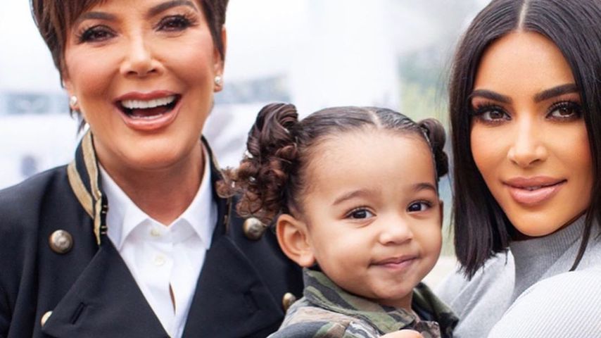 Kris Jenner, Chicago West und Kim Kardashian im Dezember 2019