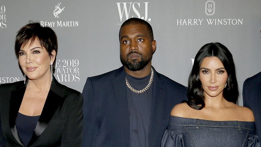 Kris Jenner, Kanye West, Kim Kardashian