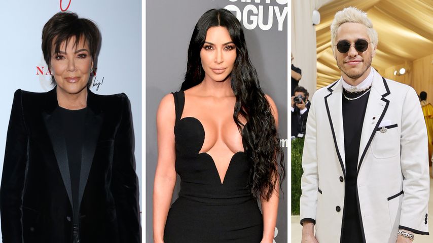 Kris Jenner weicht Frage über Kim K. und Pete Davidson aus