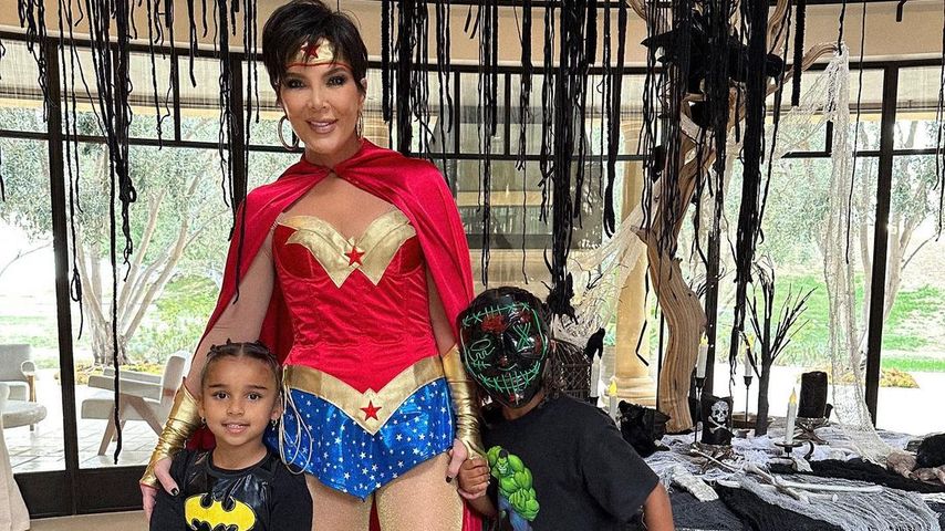 Kris Jenner und ihre Enkelkinder im November 2022