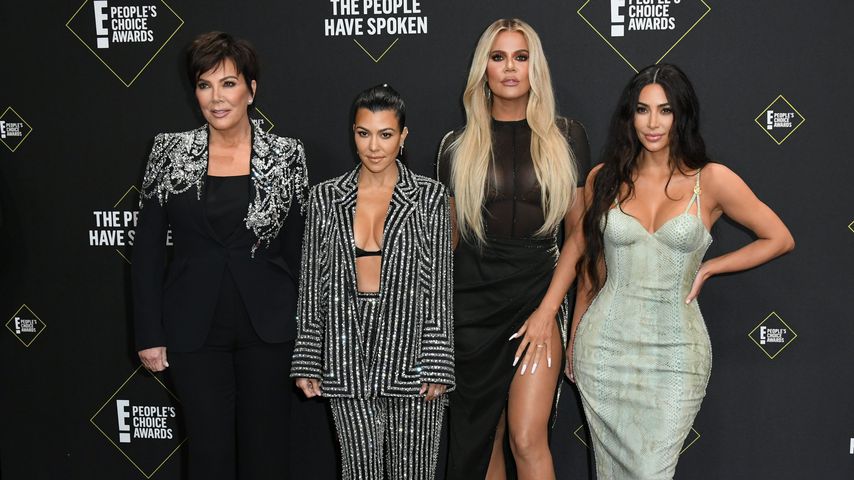 Kris Jenner mit Kourtney, Khloe und Kim Kardashian, November 2019
