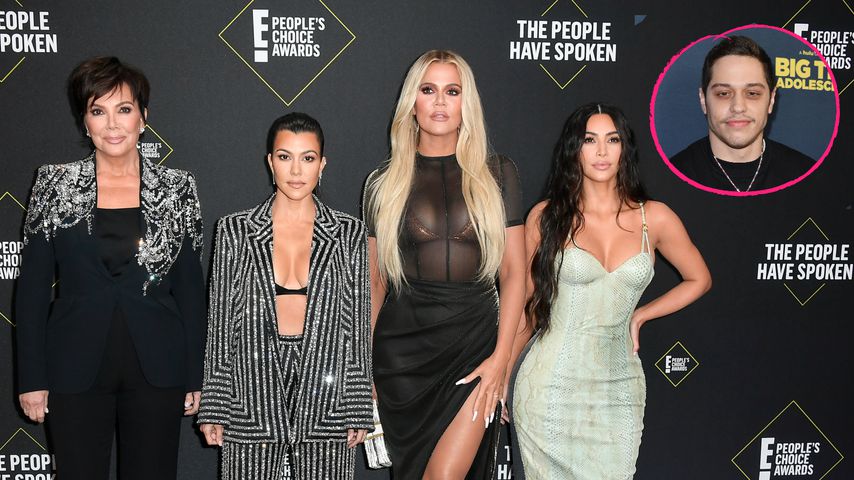 Das halten die Kardashians von Kims Flirt mit Pete Davidson