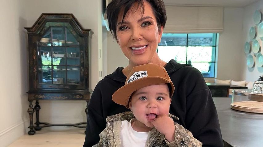 Kris Jenner mit ihrem Enkel Tatum