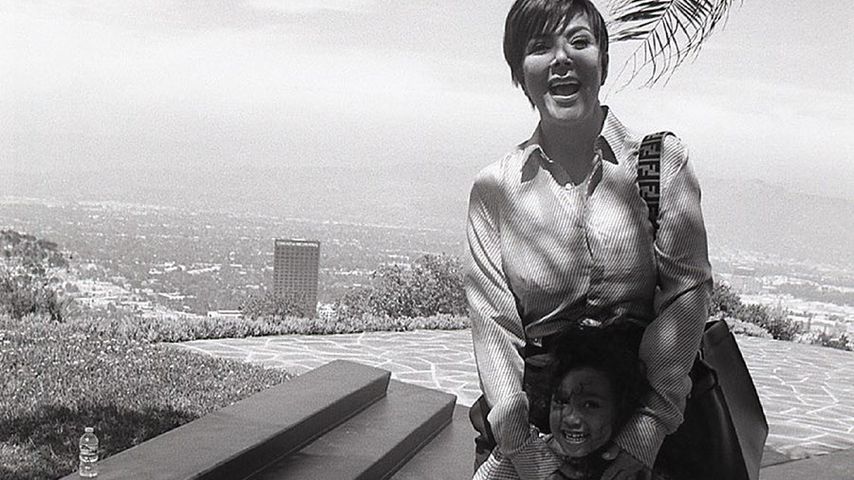 Kris Jenner mit ihrer Enkelin North West