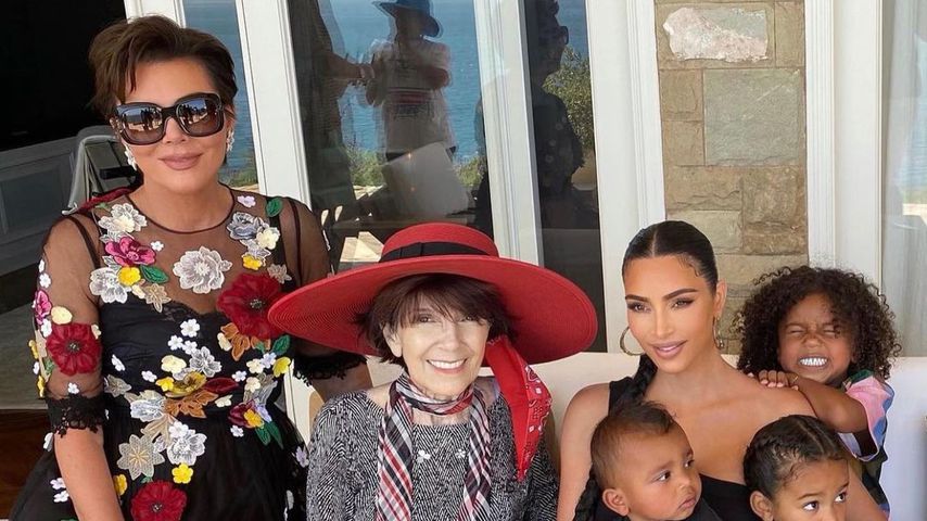 Kris Jenner, MJ, Kim Kardashian und deren Kinder