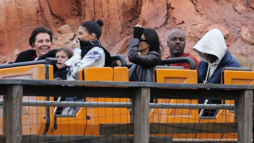 Kris Jenner, Penelope Disick, Kylie Jenner, Kourtney Kardashian, Corey Camble und Travis Scott