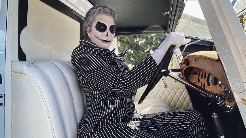Kris Jenner als Jack Skellington, Halloween 2020
