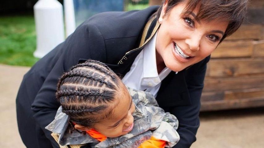 Kris Jenner mit ihrem Enkelsohn Saint