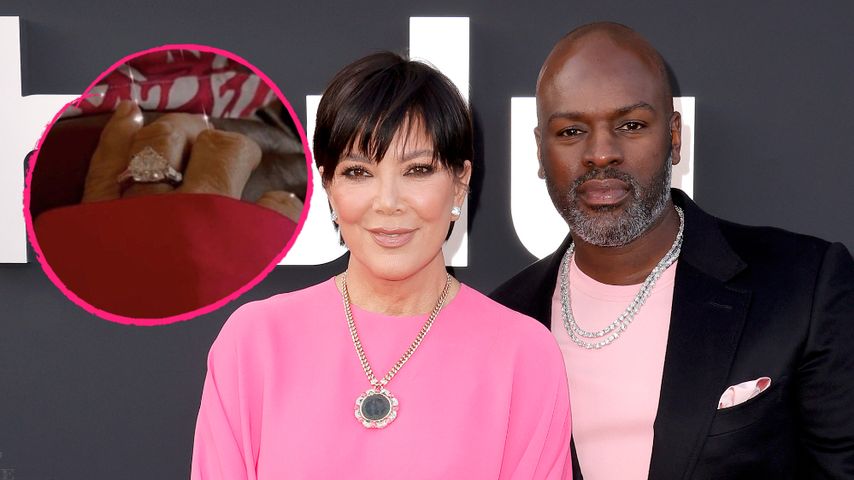 Diamantring am Finger: Verlobung bei Kris Jenner und Corey?