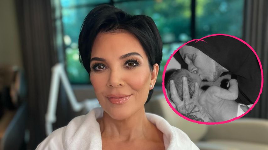 Collage: Kris Jenner und Rocky Thirteen Barker
