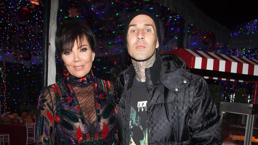 Kris Jenner und Travis Barker, 2021