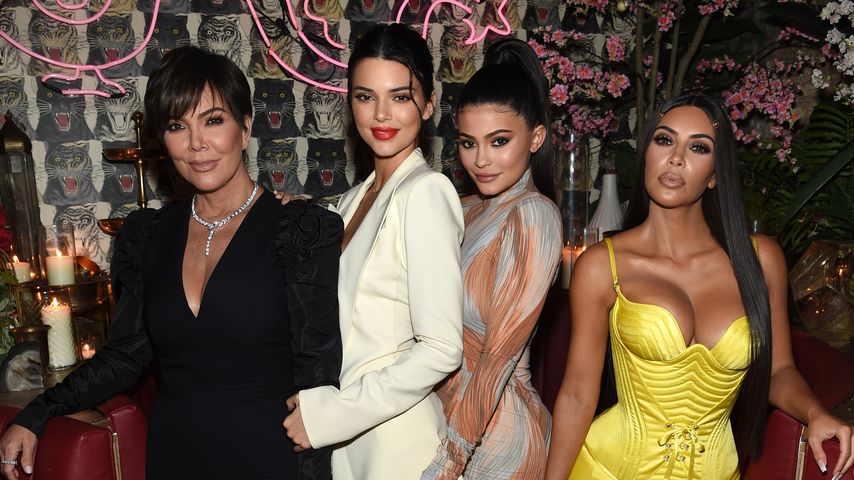 Kris, Kendall und Kylie Jenner mit Kim Kardashian, 2018