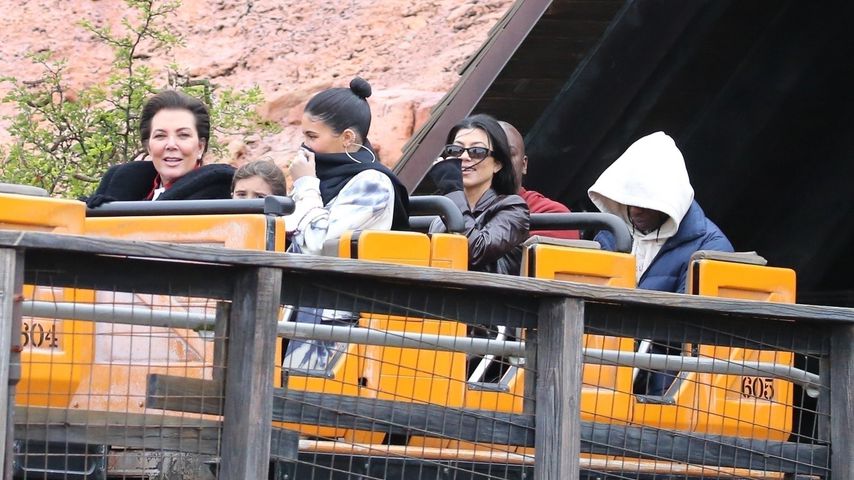 Kris Jenner, Kylie Jenner und Kourtney Kourtney Kardashian; Januar 2020