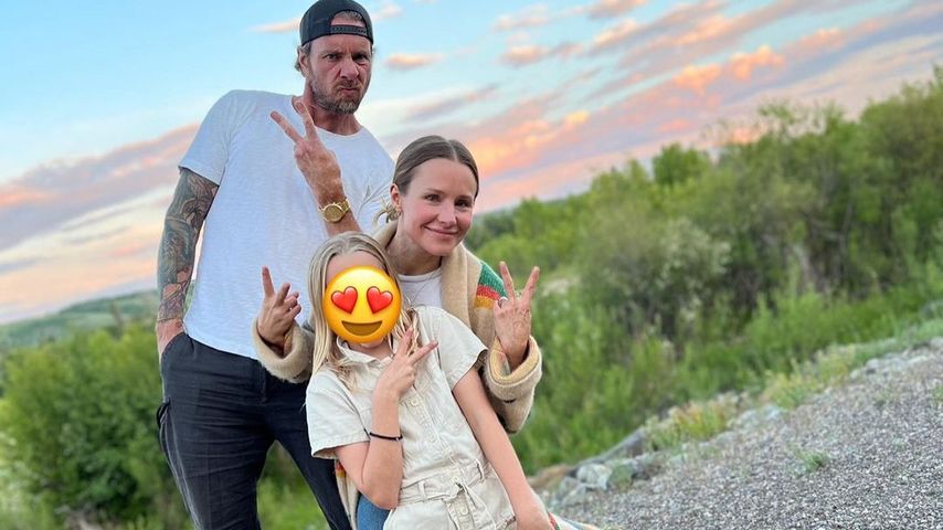 Kristen Bell mit ihrem Mann Dax Shepard und ihrer Tochter
