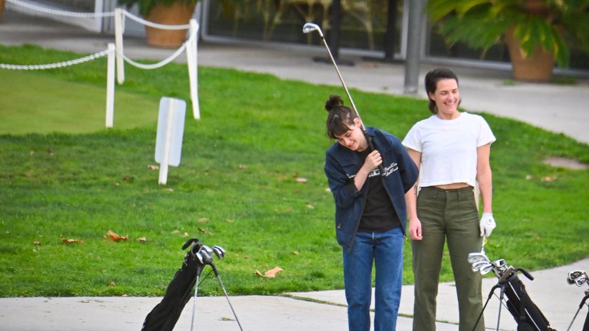 Kristen Stewart und Dylan genießen Date auf dem Golfplatz!