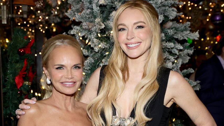 Kristin Chenoweth und Lindsay Lohan im November 2024