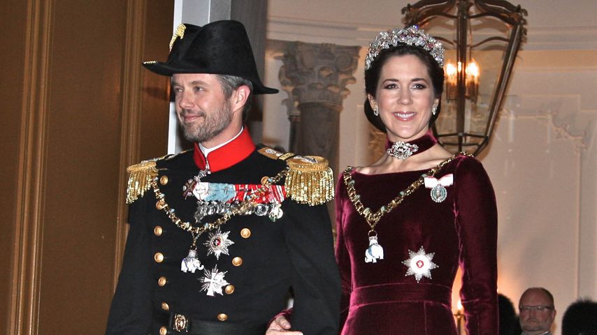 Kronprinz Frederik und Kronprinzessin Mary beim Neujahrsempfang 2014