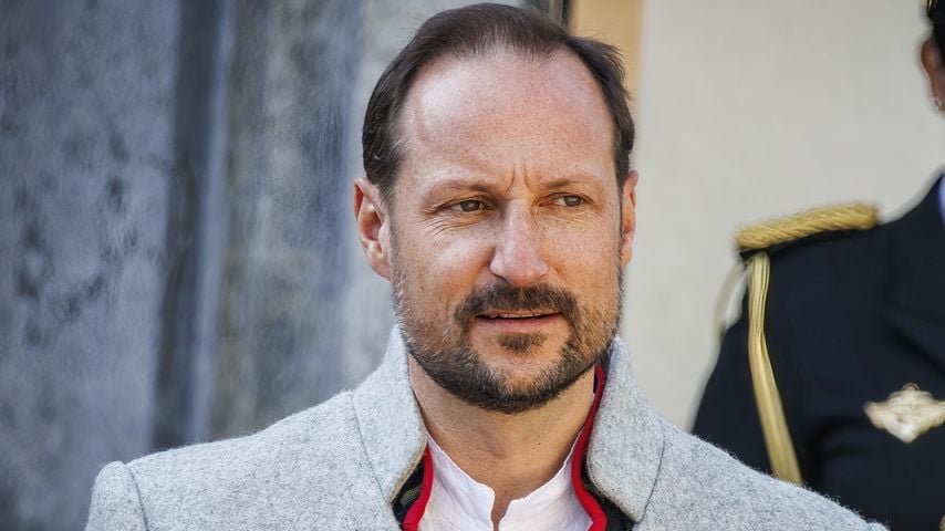 Kronprinz Haakon Magnus am Nationalfeiertag 2024 in Asker, Norwegen