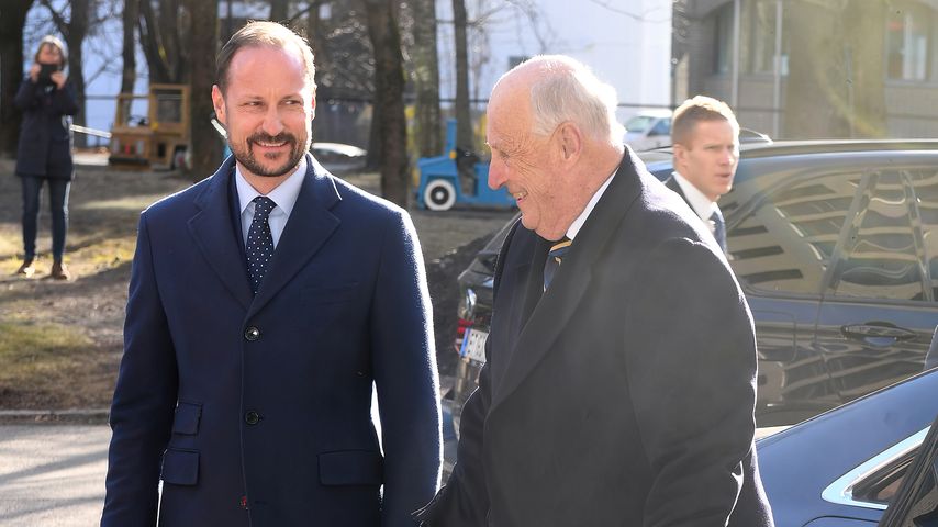 Kronprinz Haakon und König Harald von Norwegen