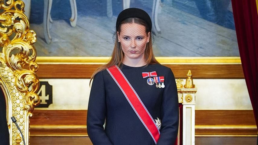 Kronprinzessin Ingrid Alexandra bei einer Vereidigungszeremonie im Storting in Oslo am 1. September 2026