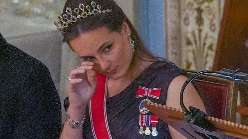 Kronprinzessin Ingrid Alexandra bei einem Galadinner der norwegischen Königsfamilie für die Vertreter des Stortings