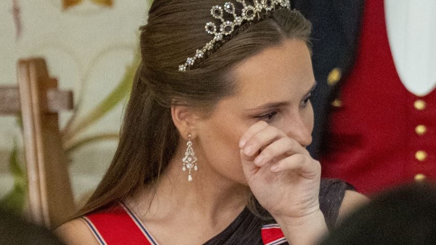 Kronprinzessin Ingrid Alexandra bei einem Galadinner der norwegischen Königsfamilie für die Vertreter des Stortings