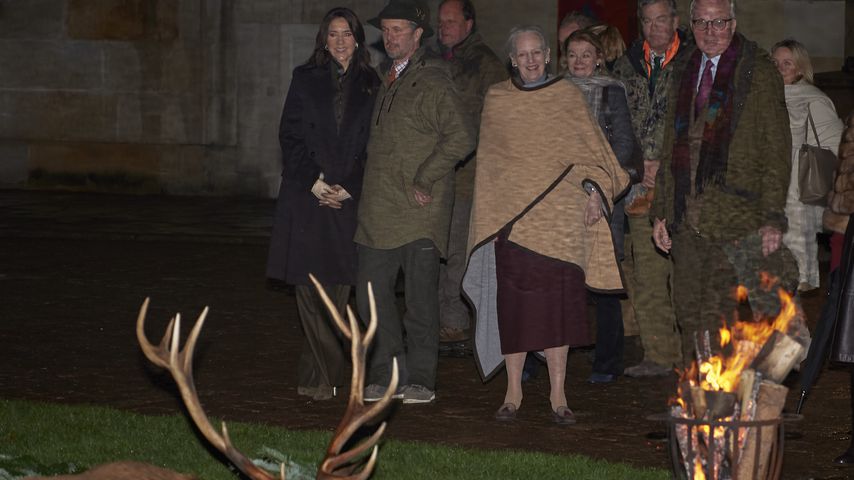 Kronprinzessin Mary, Kronprinz Frederik und Königin Margrethe in Fredensborg, November 2019