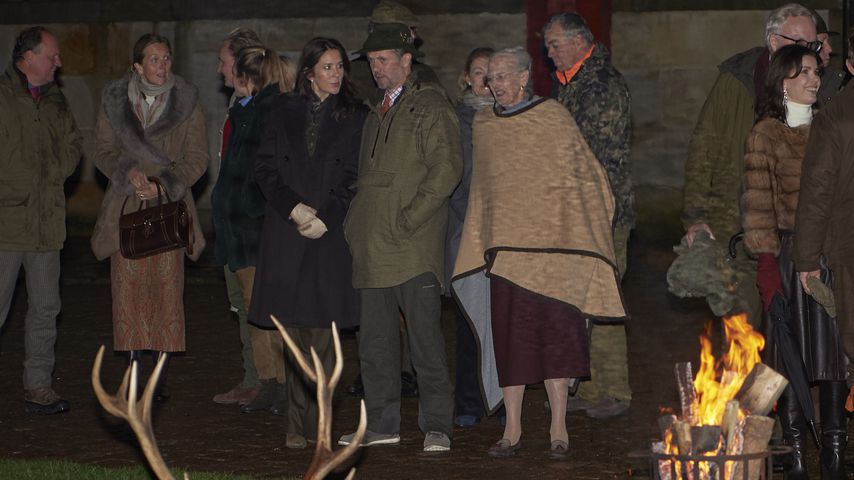 Kronprinzessin Mary, Kronprinz Frederik und Königin Margrethe in Fredensborg, November 2019