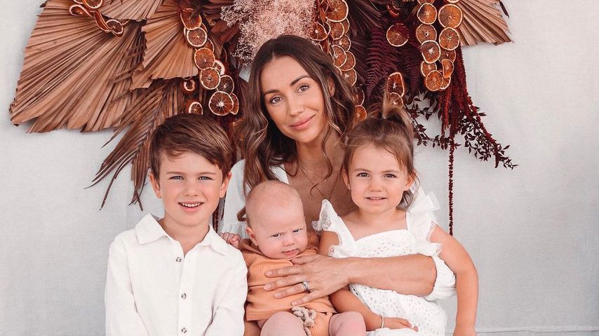 Krystal Forscutt mit ihren Kindern