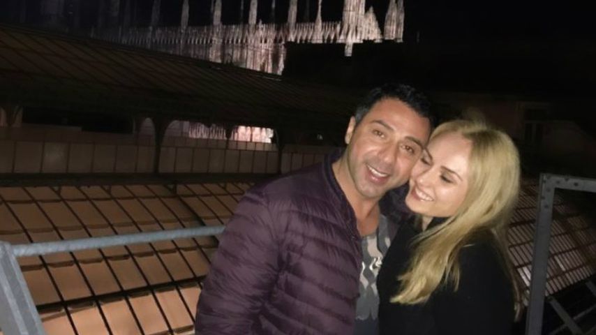 Kubilay Özdemir mit einer unbekannten Frau