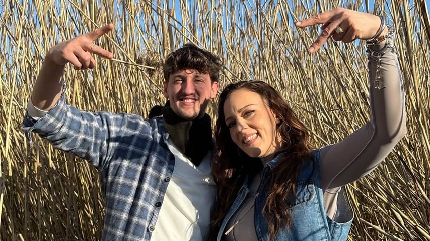 Künstler "Tream" und Jasmin Wagner beim Videodreh zu "K2"