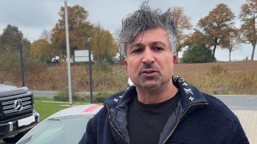 Lottomillionär Chico vor seinem Ferrari 488 Pista, Oktober 2025.