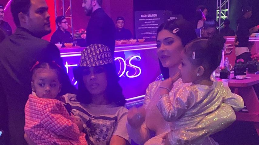 Kulture Kiari Cephus, Hennessy Carolina, Kylie Jenner und Stormi Webster im Februar 2020