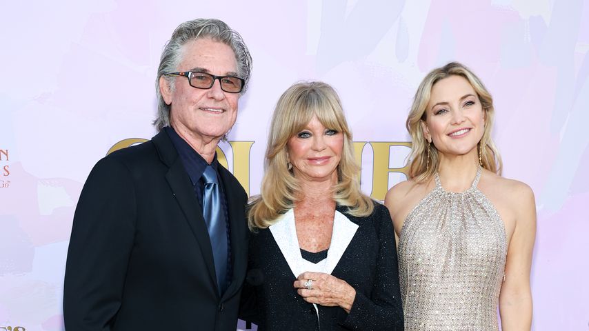 Kurt Russell, Goldie Hawn und Kate Hudson im September 2024