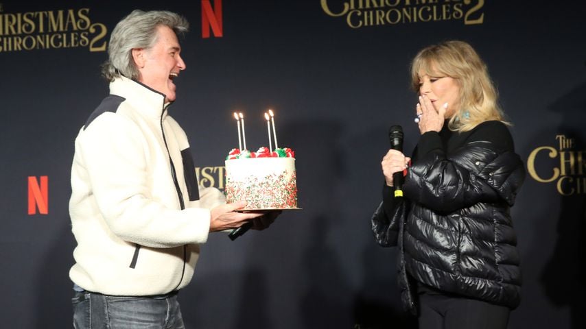 Vor 75. Geburtstag: Kurt überraschte Goldie Hawn mit Torte