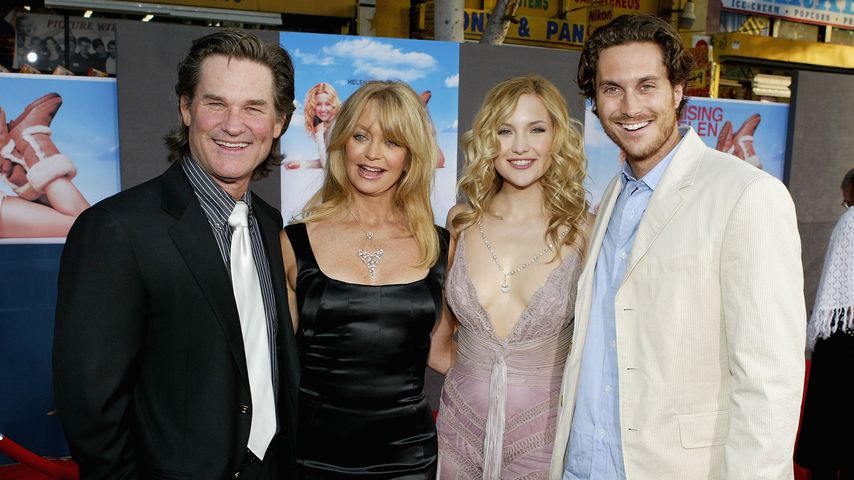 Kurt Russell und Goldie Hawn mit Kate und Oliver Hudson, Mai 2004 in Hollywood