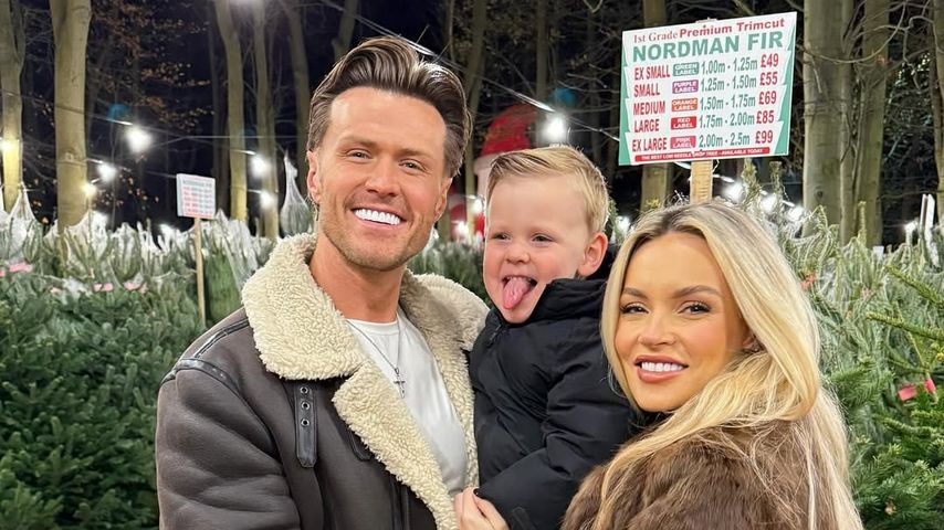 Kyle Christie und Vicky Turner mit ihrem Sohn im Dezember 2024