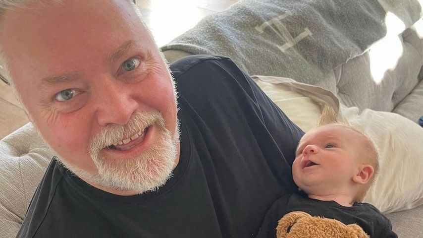 Kyle Sandilands mit seinem Sohn