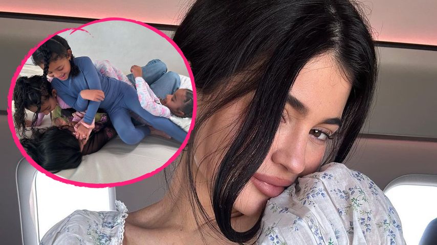 Niedlich: Kylie Jenner genießt die Zeit mit ihren Kindern
