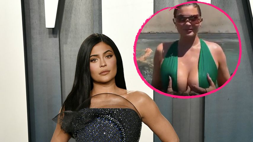 Hier lässt Kylie Jenner Finger im Dekolleté verschwinden!