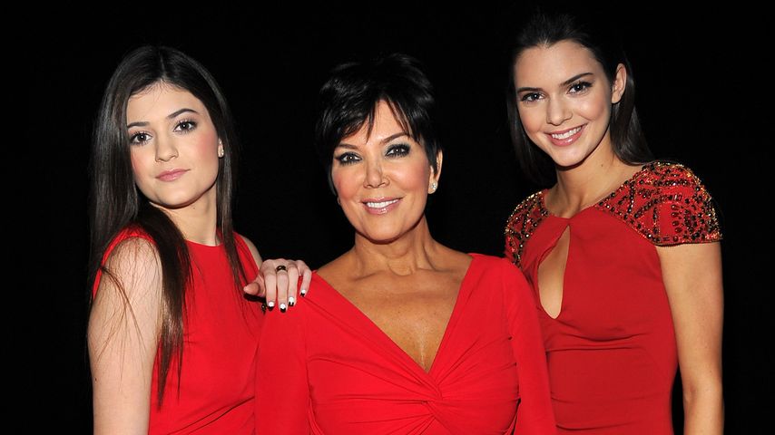 Kylie Jenner, Kris Jenner und Kendall Jenner im Februar 2013