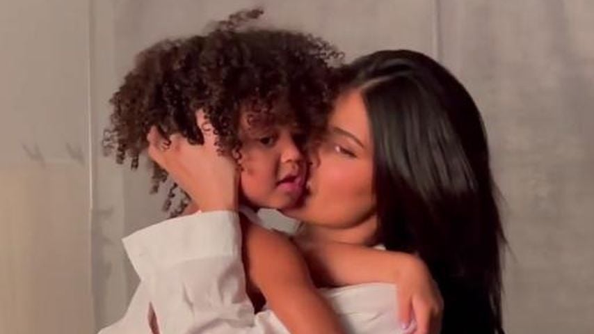 Kylie Jenner mit ihrer Tochter Stormi
